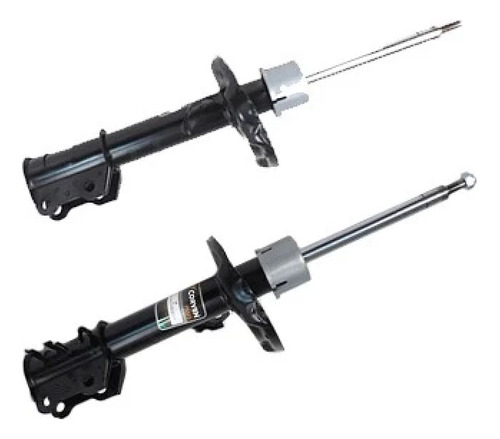 Kit 2 Amortiguadores Y Cazoletas Delanteras Fiat Palio Novo