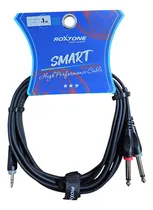 Comprar Cable De Audio Plugjack 6.3mm A 3.5mm Stereo Roxtone 