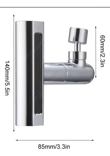 Llave Grifo Universal Cascada Lluvia 360° Giratoria 4 Modos