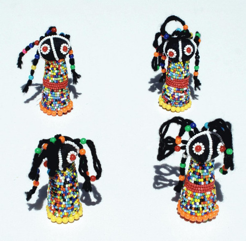 Imagen 2 de 2 de Las Munequitas Sudafricanas De La Suerte, Artesanias Africa
