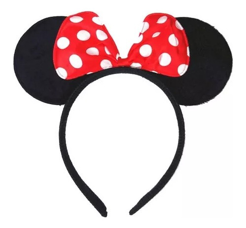 Diadema Orejas Minnie Y Mickey Mouse. Balacas Niña Fiesta