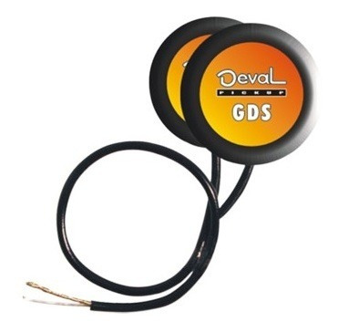 Imagem 2 de 3 de Captador Contato Duplo Passivo P/ Violão Aço Deval Gds