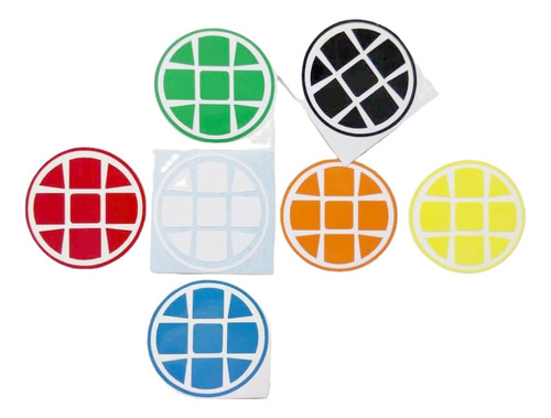 Cubo Rubik Stickers Para Esfera 3x3