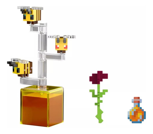 Abejas Minecraft Con Figuras Y Accesorios Gtp08