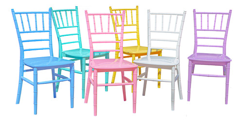 Mesa Infantil Rectangular De Plástico Con 6 Sillas Tiffany
