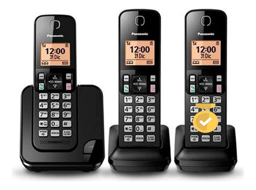 Teléfono Panasonic Inalambrico Kx-tgc353 3x1 Dect 6 Call-id