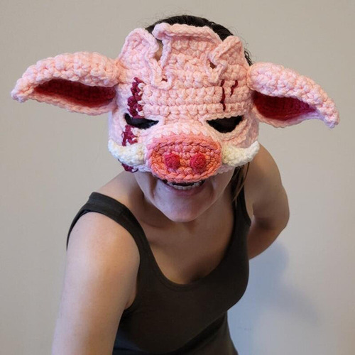 Máscara De Cerdo Para Fiesta De Disfraces De Halloween