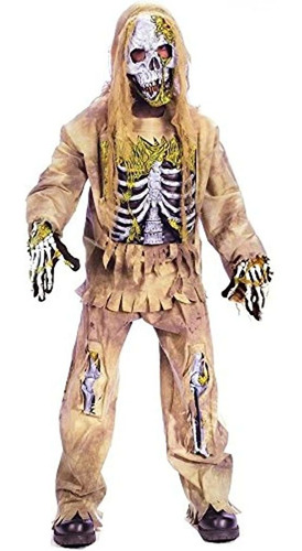 Fun World - Disfraz De Esqueleto Zombie Teen