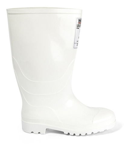 Botas De Caucho Blanca Ref. Food Ind Workman Sin Puntera Hom