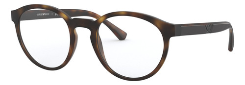 Armação Oculos Masculino - Empório Armani Ea4152 2 Clip On Cor Ea 415258021w - Havana