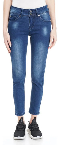 Jeans Mujer Ellus Leggings Cropped Tiro Medio