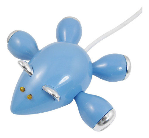 Qtqgoitem Blue Mouselet Adaptador Cable Divisor Concentrador