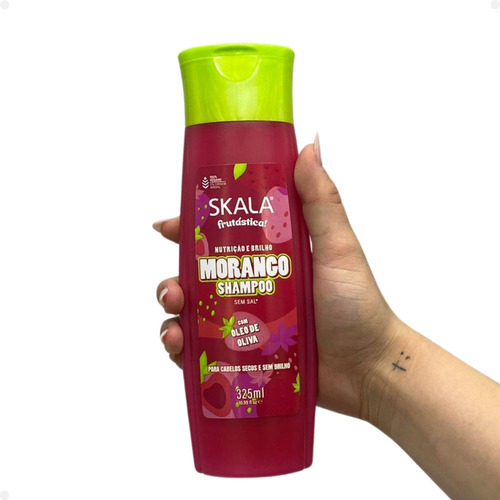 Shampoo Skala Frutástica Morango 325ml