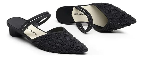 Sandalias Casuales De Tacón Medio Para Mujer, Zapatos De Pla