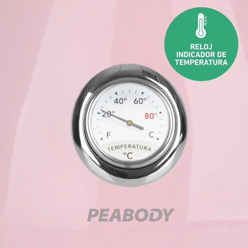 Imagen 8 de 10 de Jarra Eléctrica Peadboy Vintage 2000 W 1,7 Litros 80 - 100 C