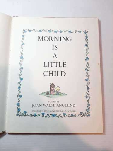 Antiguo Libro La Mañana Es Un Niño Pequeño Ing 1969 Ro 1736