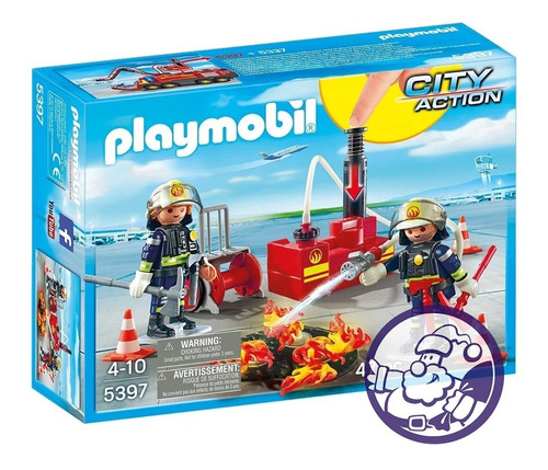 Playmobil 5397 Brigada De Bomberos Con Accesorios