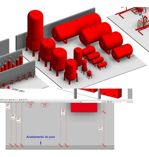 Imagem 7 de 8 de Revit Template Ppci Bombeiros + Dynamo + Orientação 2021