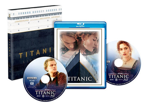 Imagem 2 de 3 de Blu-ray Duplo: Titanic ( Dupla Face ) - Original Lacrado