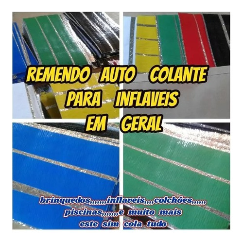 Reparo Auto Colante P/furos Piscinas E Brinquedos Infláveis