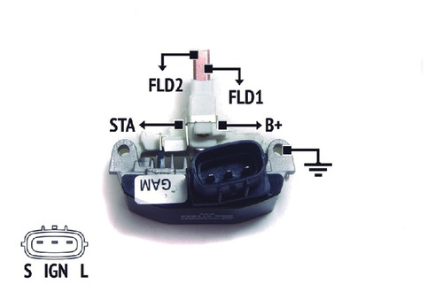 Regulador Alternador Tipo Bosch Iveco Eurotech 24v.