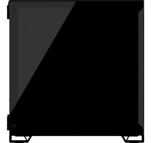 Gabinete para jogadores Corsair 6500x Tg Mid-Tower preto com duas câmeras