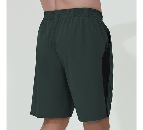 Pantalones Cortos Para Hombre Con Cordón Elástico Y Bolsillo