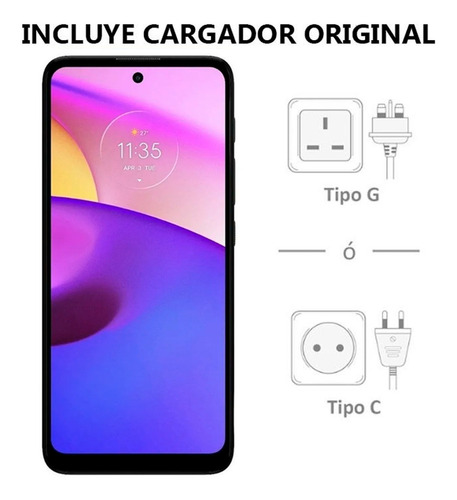 Moto E40 Dual SIM 64 GB gris acero 4 GB RAM
