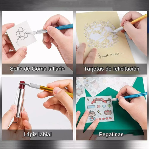 Juego De 2 Cuchillos Para Manualidades Con 40 Cuchillas A
