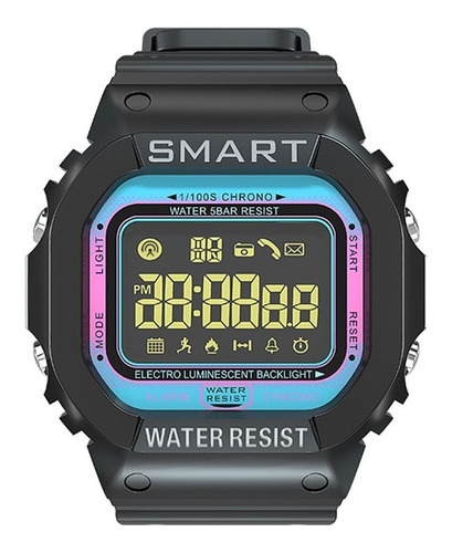 Imagen 1 de 10 de Lokmat Mk22 Smart Bracelet Bt Smart Men Reloj Deportivo Fitn