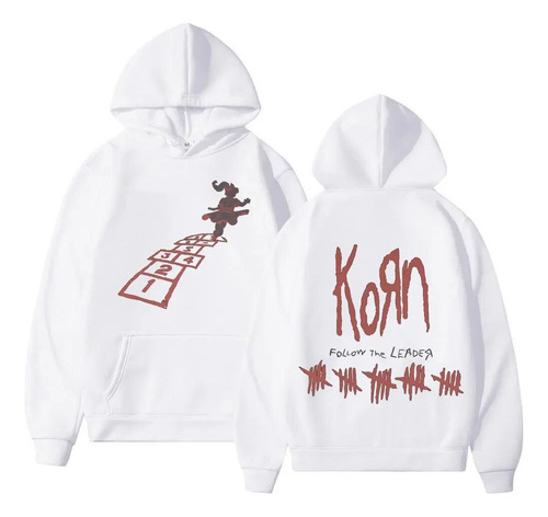 Bn Sudadera Con Capucha Korn, Clásica, Estilo Rock Band, Est