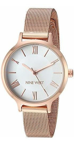 Nueve Oeste - Reloj De Pulsera De Malla Para Mujer