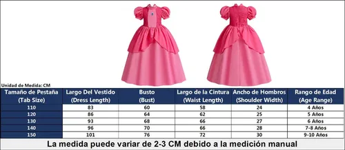 . Vestido De Fiesta De Princesa Con Disfraz De Melocotón
