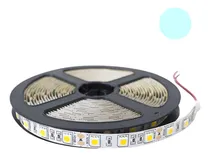 Comprar Tira Cinta Led 5050 Blan Frio Interior 60 Led Con Fuente 12v Luz Blanco Frío