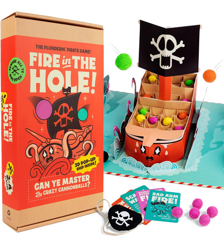 Fire In The Hole - Los Juegos De Fiesta Pirata Sin Plástico
