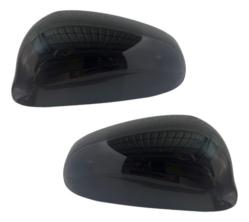 Par Capa Retrovisor Palio 12/19 Mod Original Preto Liso