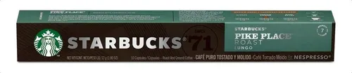 comprar Cápsula de Café Starbucks at home by Nescafé Nespresso Pike Place 10 Cápsulas