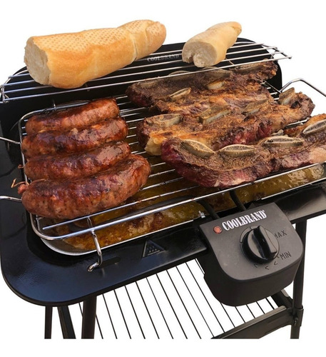 Parrilla Electrica Portatil Bbq Coolbrand Ideal Balcon Patio