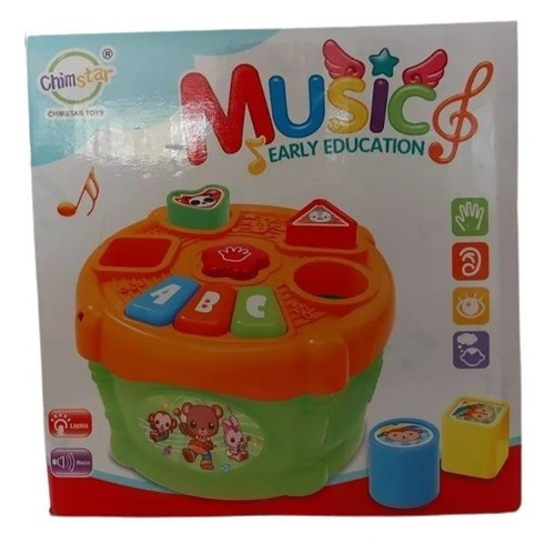 Juguete Didáctico Para Bebés Con Luz Y Música