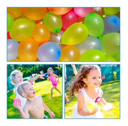 60 Bexigas Balão De Água Magic Ballom Festas Super Divertido