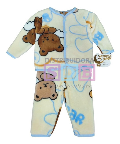 Imagen 1 de 1 de Pijamas Térmicas Para Bebes 2 Pzas Excelente Calidad