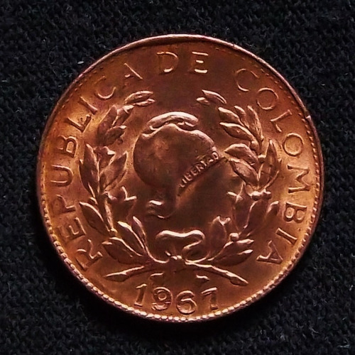 Colombia 1 Centavo 1967 Sc Km 205a