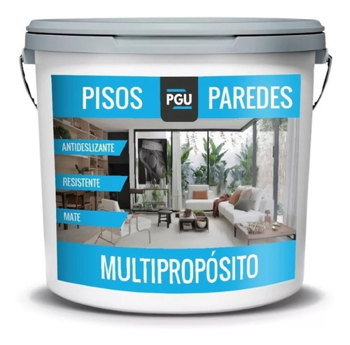 Pintura Multipropósito De Paredes Y Pisos Pgu 4 Lt. Colores