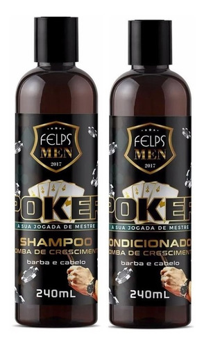 Felps Men Poker Shampoo + Condicionador 2x240ml 