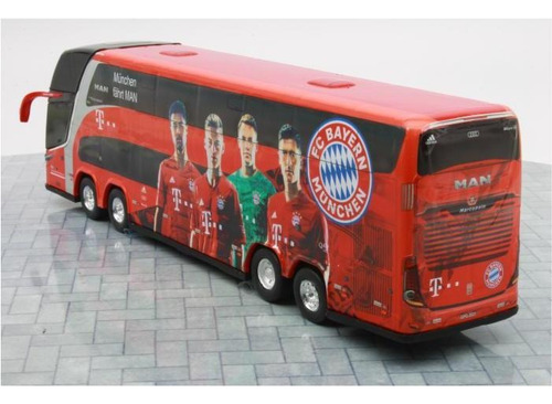 Autobús en miniatura Graphicshop del Bayern Munich Red 2021