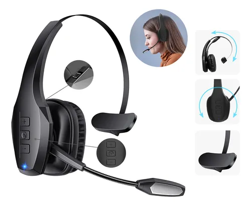 comprar Audífonos De Diadema Manos Libres Bluetooth Tipo Call Center