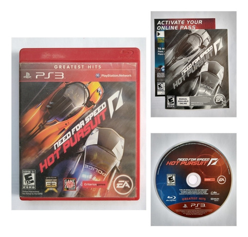 Need For Speed Hot Pursuit Ps3 - Hablado En Español  (Reacondicionado)