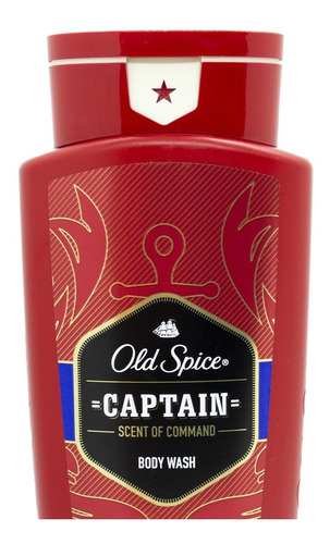 Old Spice Body Wash Jabon Liquido Corporal Captain 473 Ml
