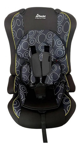 Autoasiento Booster Para Bebe Y Auto Hasta 12 Años Color Negro