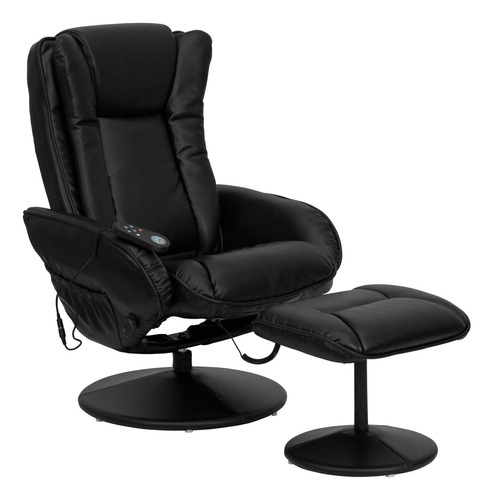 Flash Furniture - Sillon Reclinable Masajeador De Piel Con O